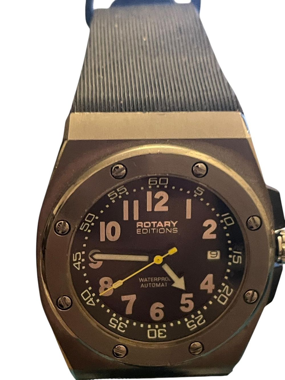 Lot 333: Rotary Editions Men's Automatic Watch – stainless steel Bronze-Tone Waterproof Case