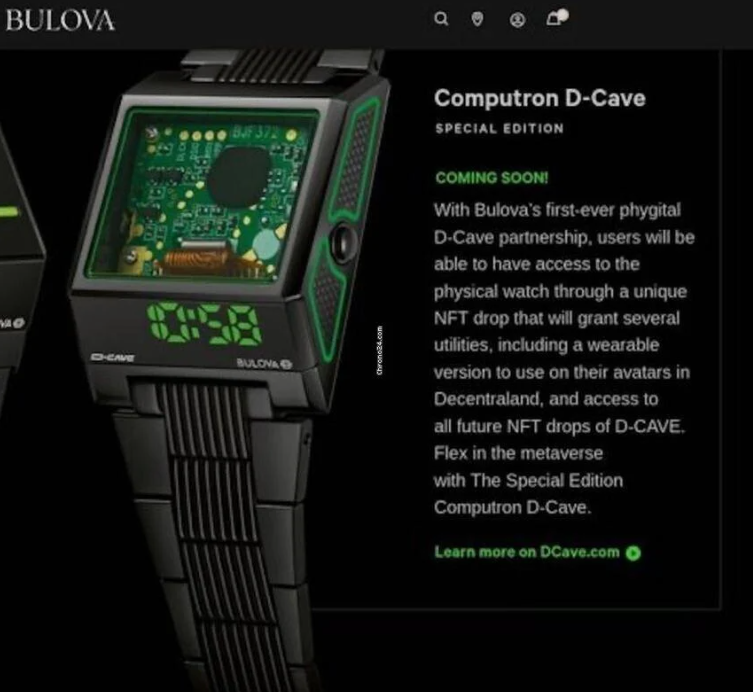Lot 373: Bulova Men Digital Japanese Quartz Watch 98C140
