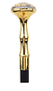 Red Cross Freemasonry Totem Relief Walking Cane – 93cm Fashion Walking Stick with Crosier Knob Image - 1