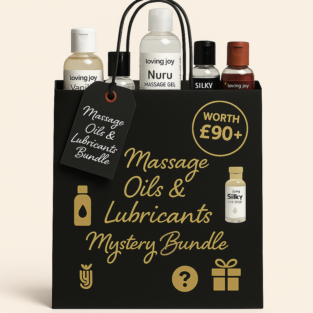Lot 163: Loving Joy Mystery Bag – Massage Oils & Lubricants Edition Worth Over £90+ RRP