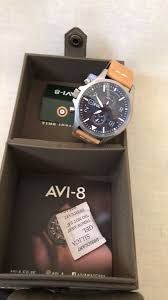 Lot 193: AVI-8 Hawker Hurricane Blue Dial Watch – Ø45mm | With Box & Papers | For Auction247