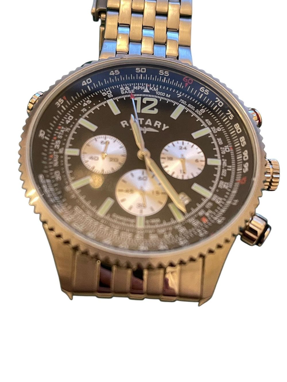 Lot 308: Rotary Men’s Chronograph Bracelet Watch – GB00123/04