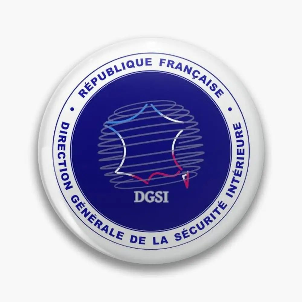 Lot 162: DGSI DIRECTORATE GENERAL OF INTERNAL INFORMATION Pin Buttons Brooches  Jewelry Accessory Customize Brooch Fashion Lapel Badge