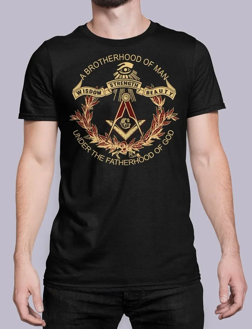 Lot 231: 2025 new model 100% Cotton O-Neck Summer Short Crewneck manga clothes Round Sleeve Casual Mens A Brotherhood of Man. - Masonic U