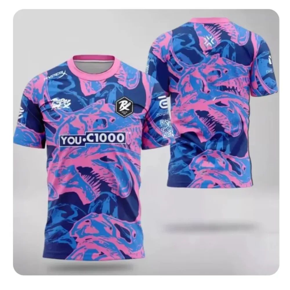 Lot 287: 2025 New Men's and Women's 3D Printed Oversized Breathable Quick Drying Customized Jerseys and Customized Team Uniforms