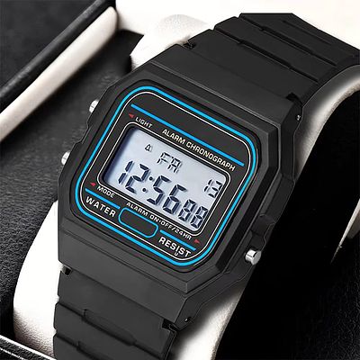 Men Watch Fashion LED Digital Watches Man Sports Military Wristwatches Vintage Silicone 