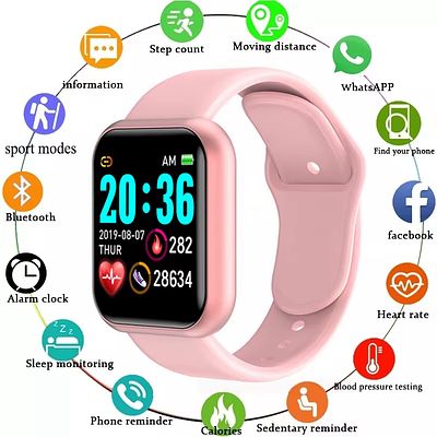 Multifunctional Smart Watch Men Women Bluetooth Connected Phone Music Fitness Sports Bracelet 