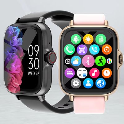 1.83'' Waterproof Smart Watch with Message Answer Call Sleep Monitoring Sports Pedometer 