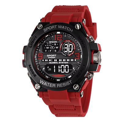 Top Luxury Electronic Watch for Man Outdoor Sport Watch Stopwatch Waterproof Calendar Digital 