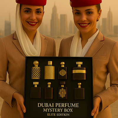 Dubai Perfume Mystery Box – Elite Edition – 8 Luxury Fragrances 
Description: 
You are 