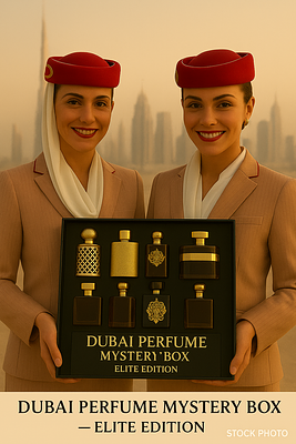 Dubai Perfume Mystery Box – Elite Edition – 8 Luxury Fragrances 
Description: 
You are 