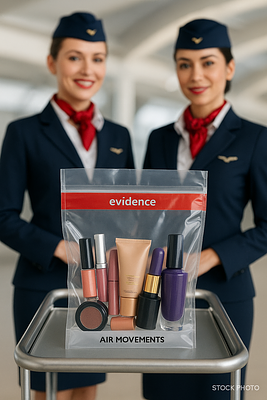 Small Evidence-Style Mystery Cosmetic Bag – High Street Makeup – Brand New Gift / Reseller Pack. 