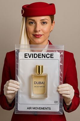 Private Jet Evidence-Style Dubai Aftershave Mystery Bag – Luxury Male Fragrance – Clearance 