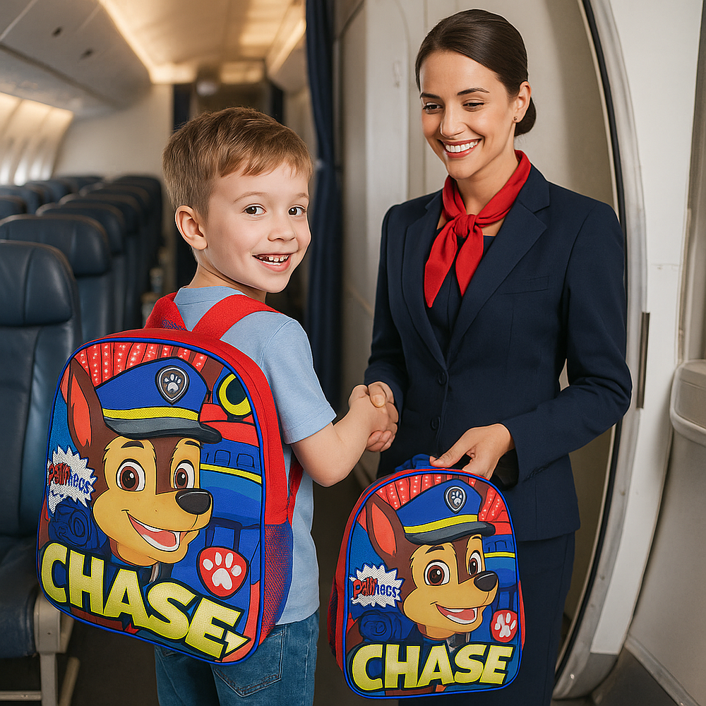 Lot 222: PAW Patrol “Chase” Character Kids Backpack – Nickelodeon Licensed