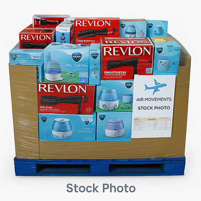 Hair Care & Wellbeing – Mixed Revlon & Vicks Returns Pallet – 137 units. Hair Care &amp; 