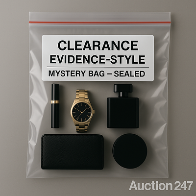 Evidence-Style Mystery Bag – 5 Luxury Items – Designer Goods, Jewellery, Tech & Mixed Cosmetics. 