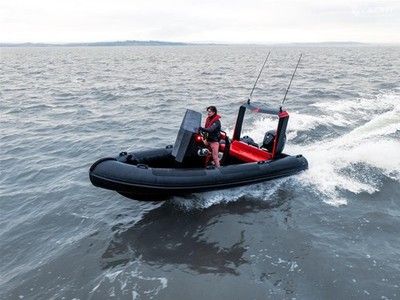 Holdfast 6.0 Commercial Offshore RIB – UK Built – Carbon Hull – Mercury 115 – Immediate 