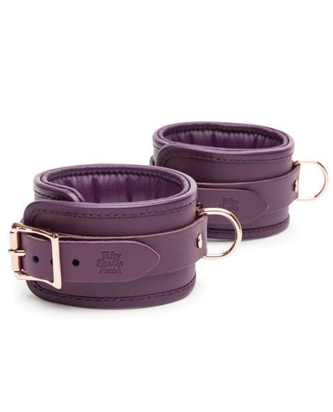 Lot 167: Fifty Shades Freed Cherished Collection Leather Ankle Cuffs