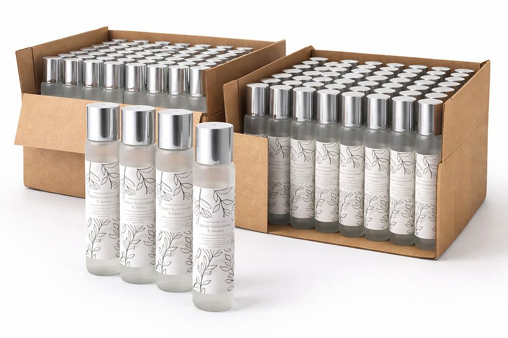 Lot 168: 210 x White Sandalwood & Amber Room Spray – Bulk Clearance – Split Across 2 Boxes