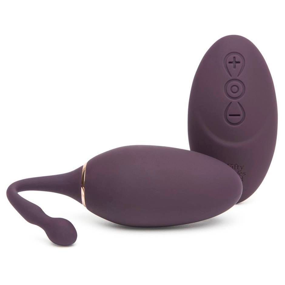Lot 387: Fifty Shades Freed I've Got You Rechargeable Remote Control Love Egg