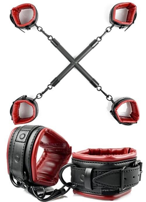 Lot 416: Saffron Hog Tie & Cuff Set