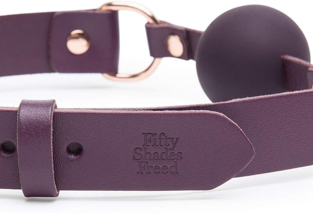 Lot 448: Fifty Shades Freed Cherished Collection Leather Ball Gag
