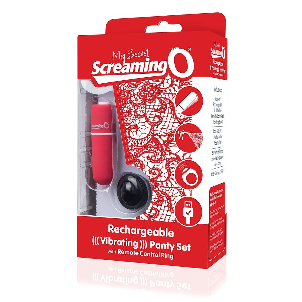 Lot 504: My Secret Screaming O Charged Remote Control Panty Vibe - Red