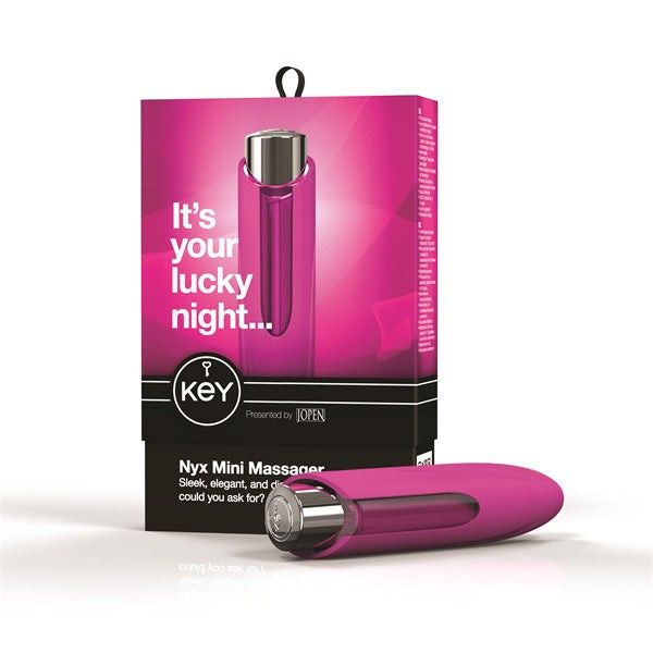Lot 526: Key by Jopen Vela Massager - Raspberry Pink
