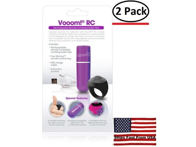 Lot 587: Screaming O Charged Vooom Remote Control Bullet - Purple