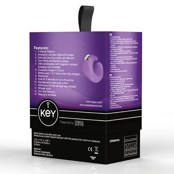 Lot 615: Key by Jopen Io Mini Massager - Lavender