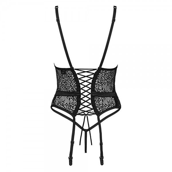 Lot 627: Obsessive - 854-SET-1 set 2-pcs L/XL - Black