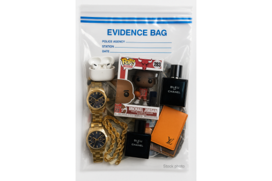 Lot 656: Clearance Evidence-Style Mystery Bag Sealed Mixed Items
