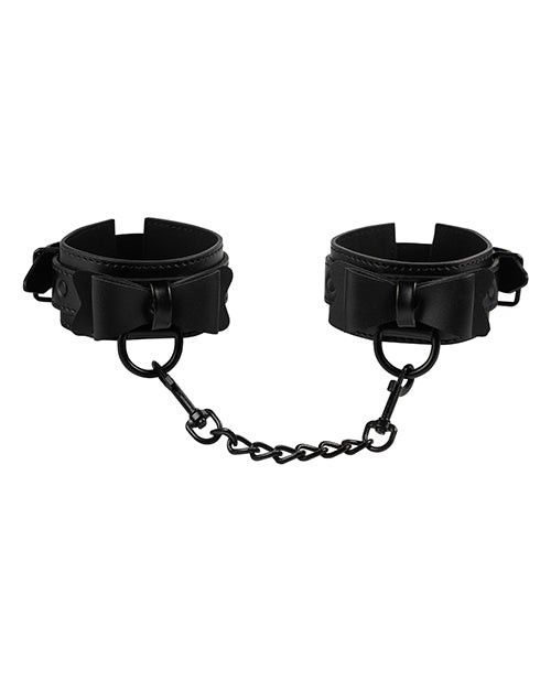Lot 695: Sportsheets Sincerely Bow Tie Faux Leather Wrist Cuffs