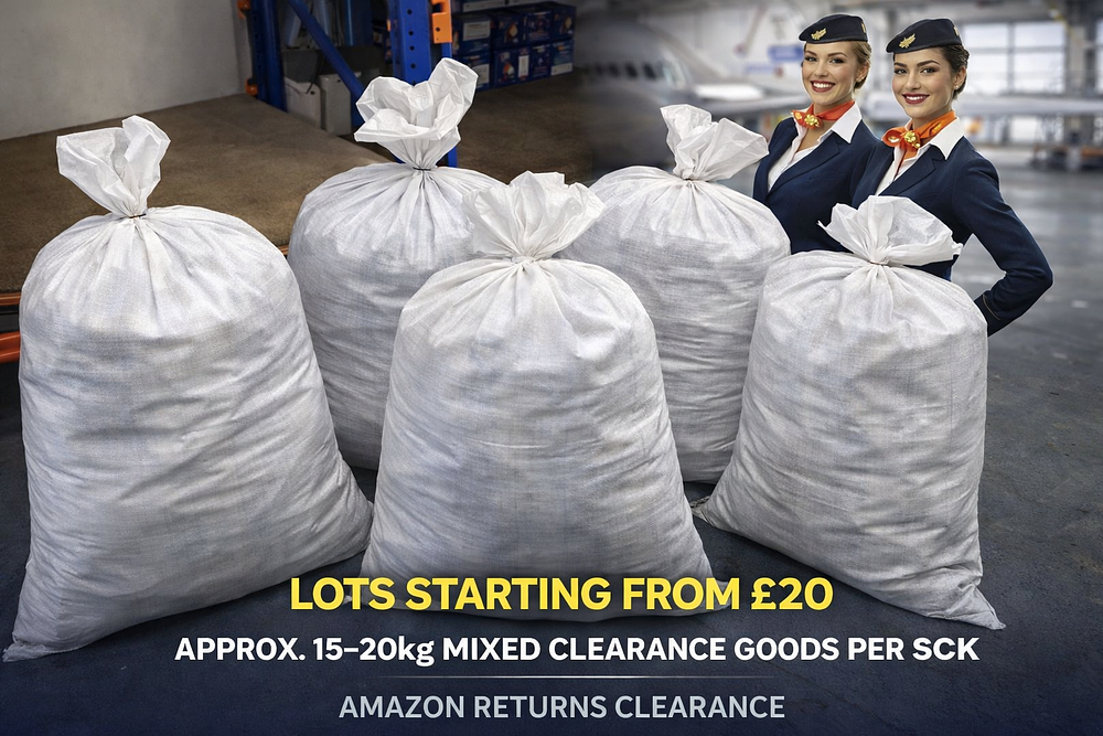 Lot 209: Air Movements – Online Retail Returns Clearance Sacks 15–20kg