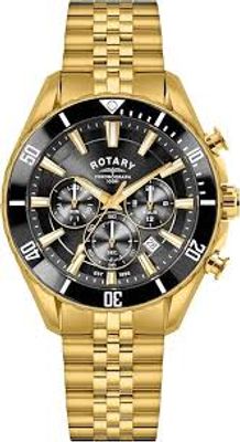 Chronograph Style Wristwatch – Blue – Unverified Branding – With Protective Case. Chronograph 