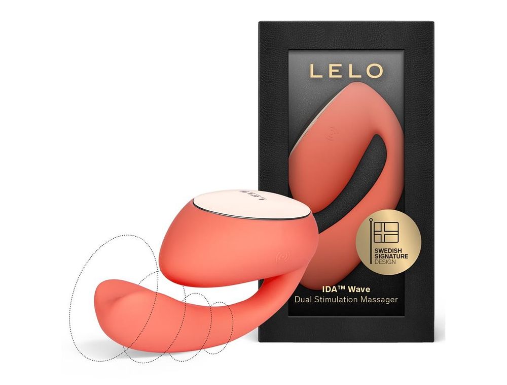Lot 156: Lelo Ida Wave - Coral Red