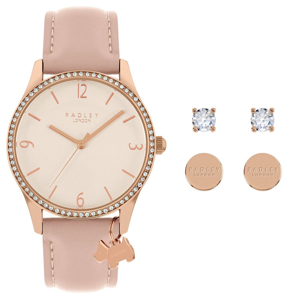 Lot 246: RADLEY RGP 35mm STONESET ICONIC PORCINI LEATHER STRAP