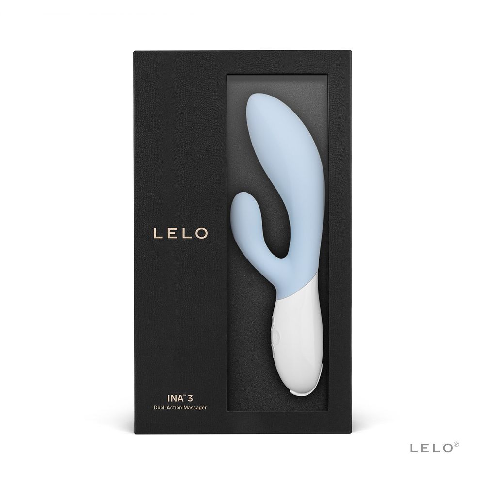 Lot 270: Lelo Ina 3 – Seaweed 7” Dual Stimulator – Luxury Rechargeable Silicone