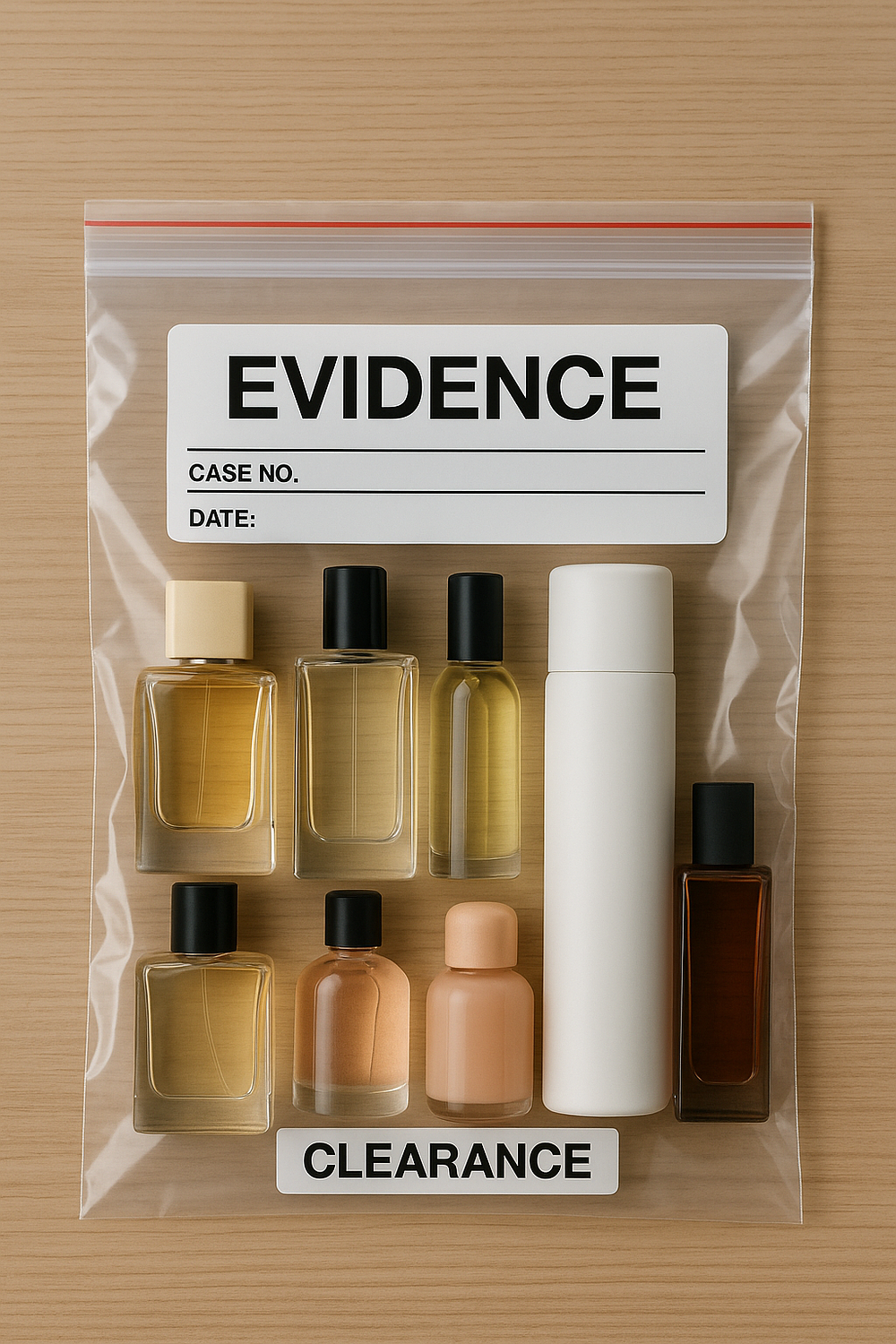 Lot 278: 5-Item Luxury Jewellery Evidence Bag Mixed Jewellery