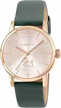 Lot 308: RADLEY RGP 35mm HUNTER GREEN LEATHER STRAP