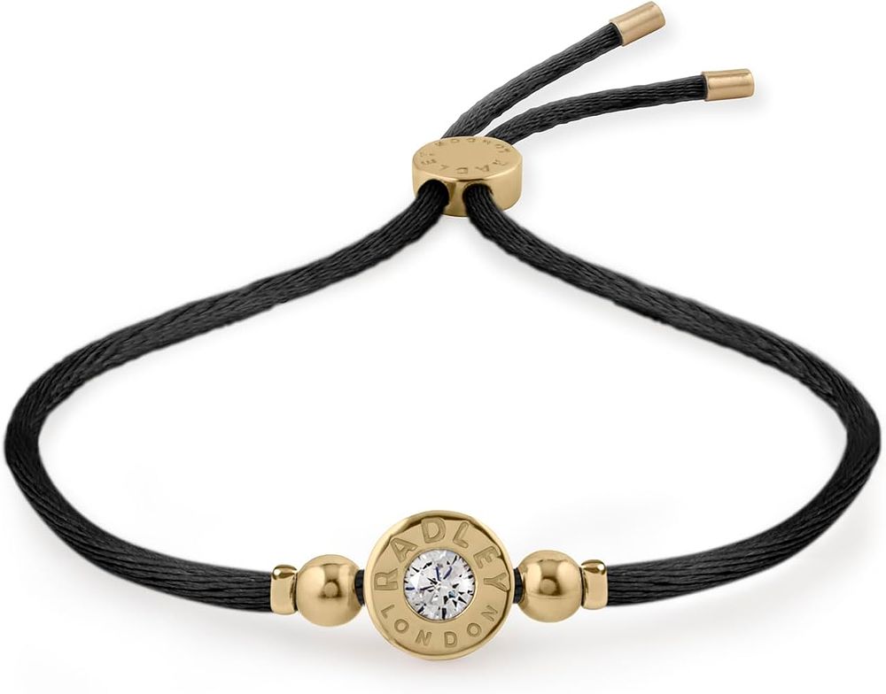 Lot 309: Radley 18ct GP Stone Set & Smooth Friendship Bracelet Twin pack