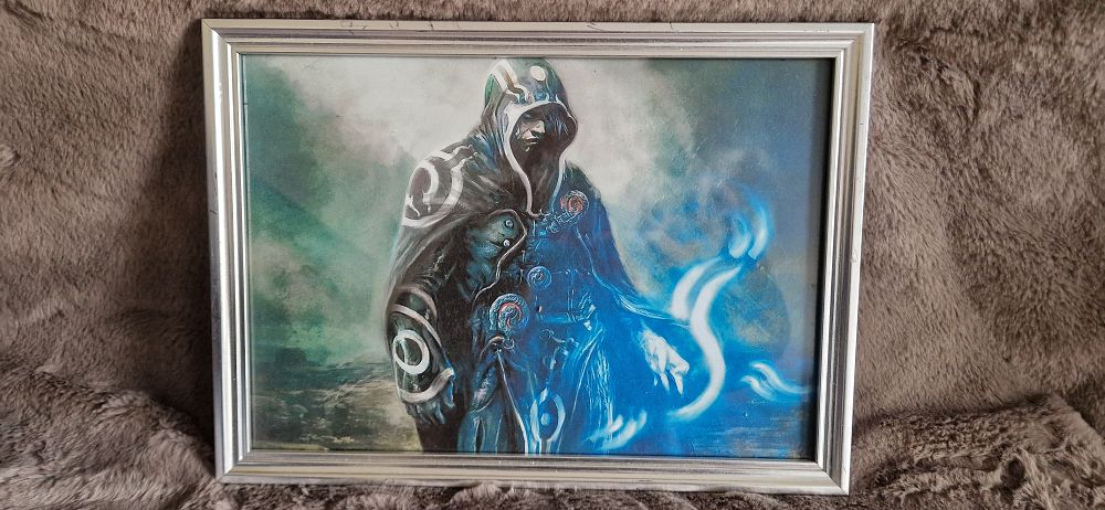 Lot 1074: This item is a framed print of the fantasy artwork.