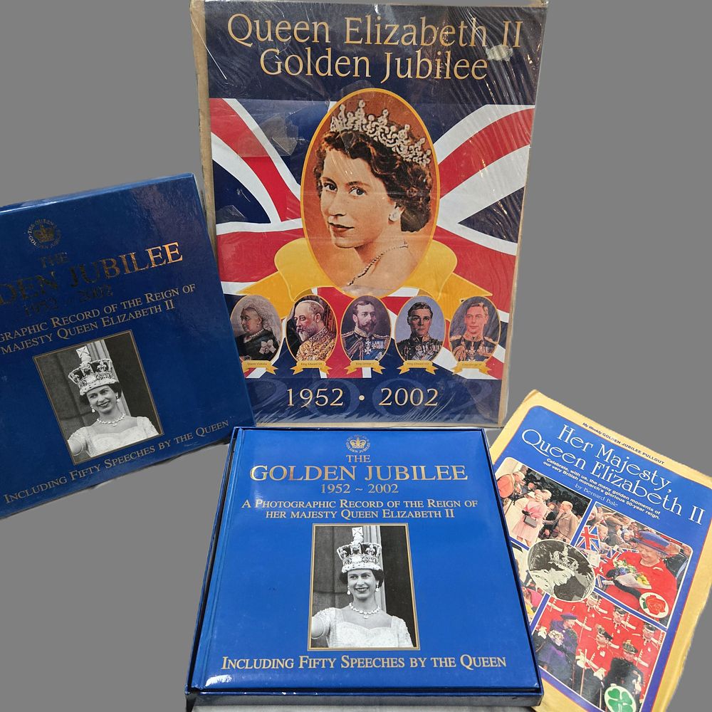 Lot 1261: A selection of memorabilia of Queen Elizabeth II’s Golden Jubilee