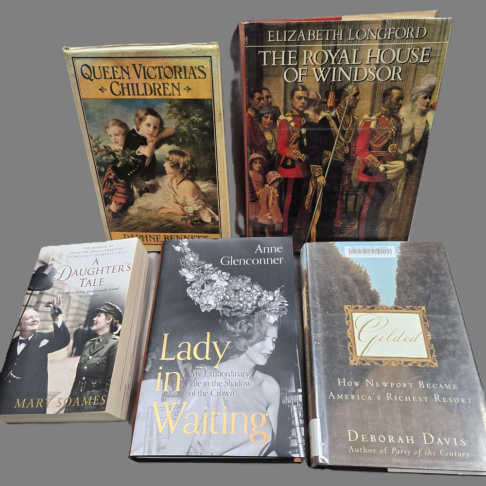 Lot 1274: Being part of the celebrity of a Royal Court - A collection of hardcover books featuring the best se