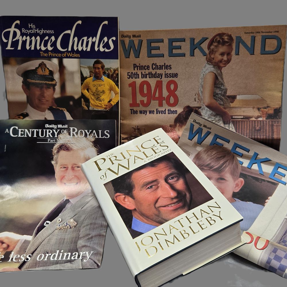 Lot 1282: HRH Prince Charles -A life