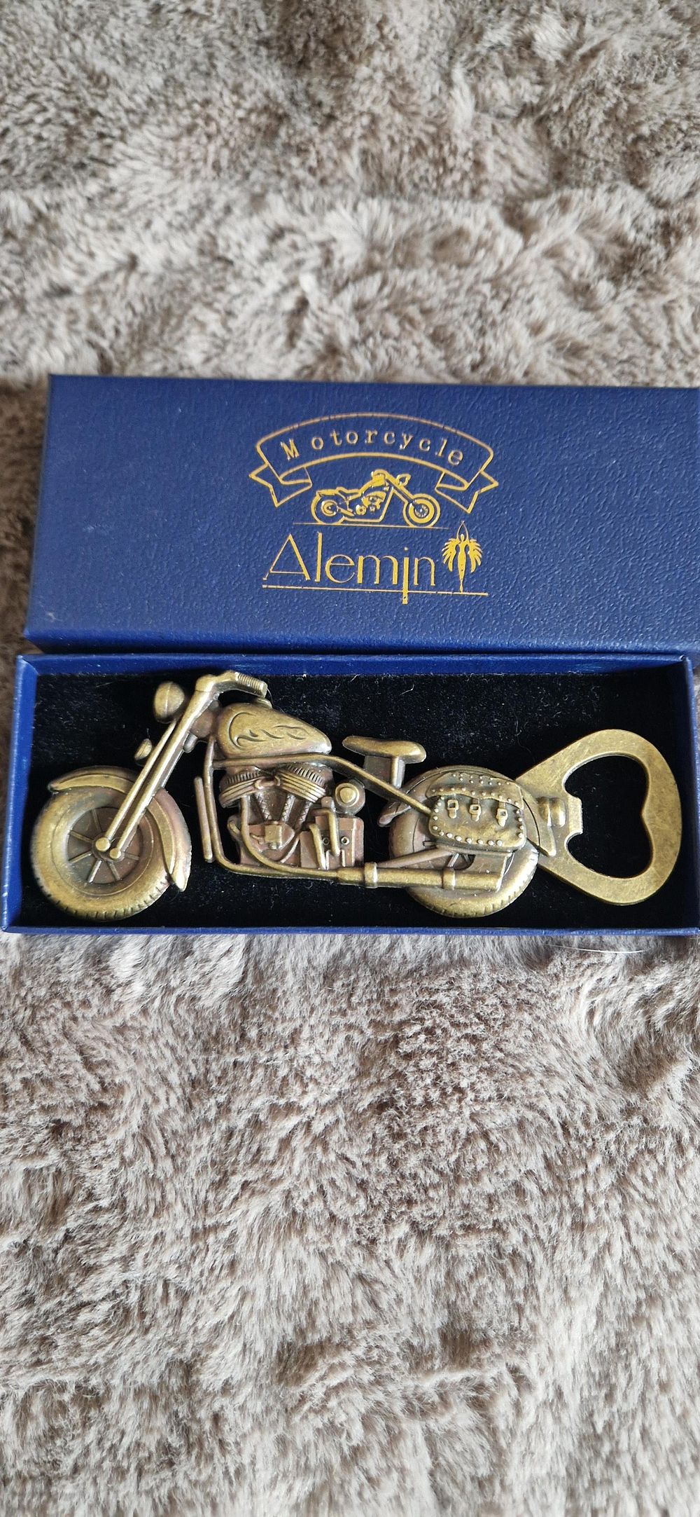 Lot 25: Motor cycle bottle opener in box