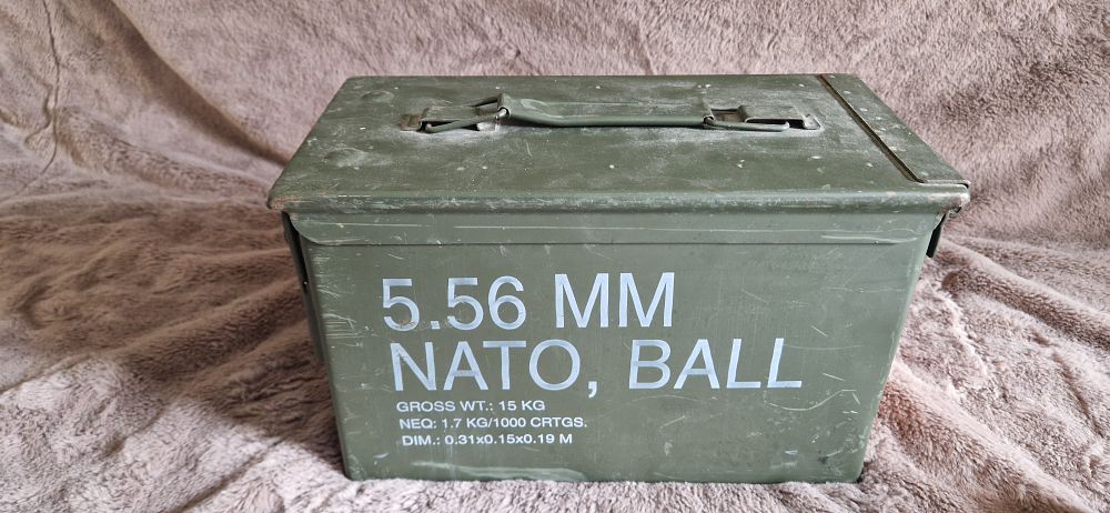 Lot 27: Military Ammo/storage box