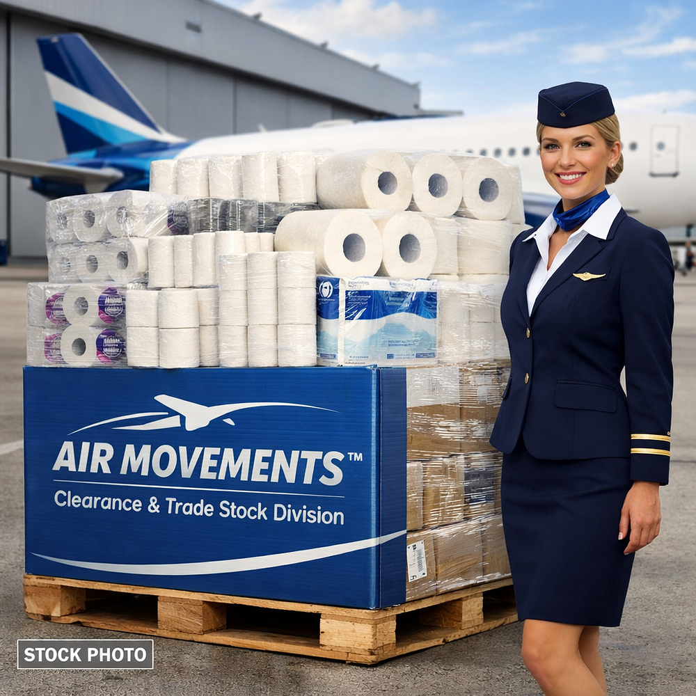 Lot 39: Air Movements Clearance Pallet Tissue & Hygiene Products (Approx. 4,000+ Units)
