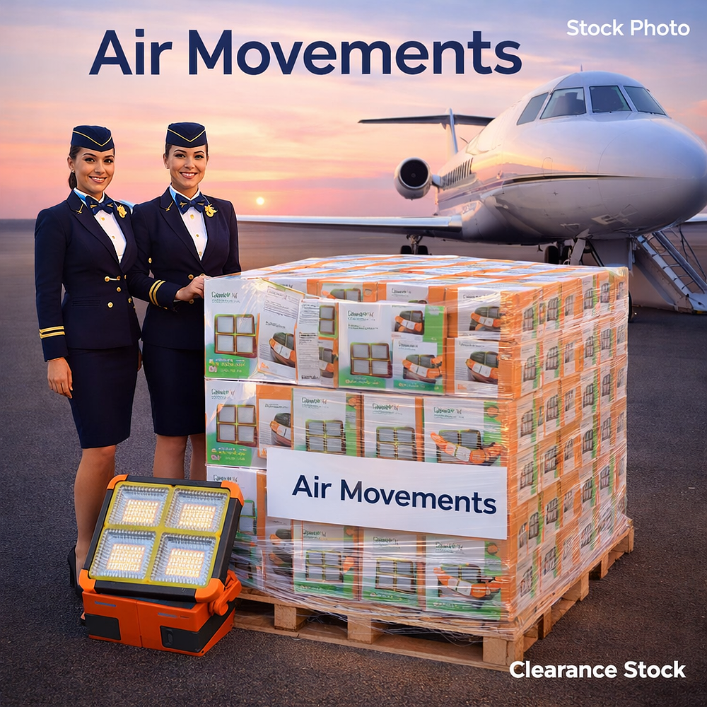 Lot 83: Air Movements Solar LED Outdoor Security Lights Bulk Clearance Stock Trade Opportunity