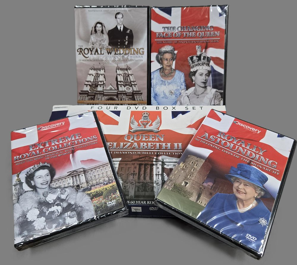 Lot 71: A sealed four box DVD box set - Queen Elizabeth II Diamond Jubilee